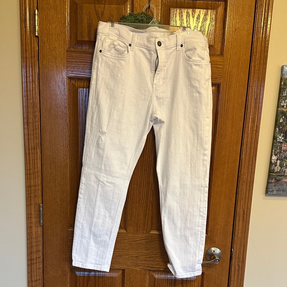 Women’s Cosmic Blue White Jeans